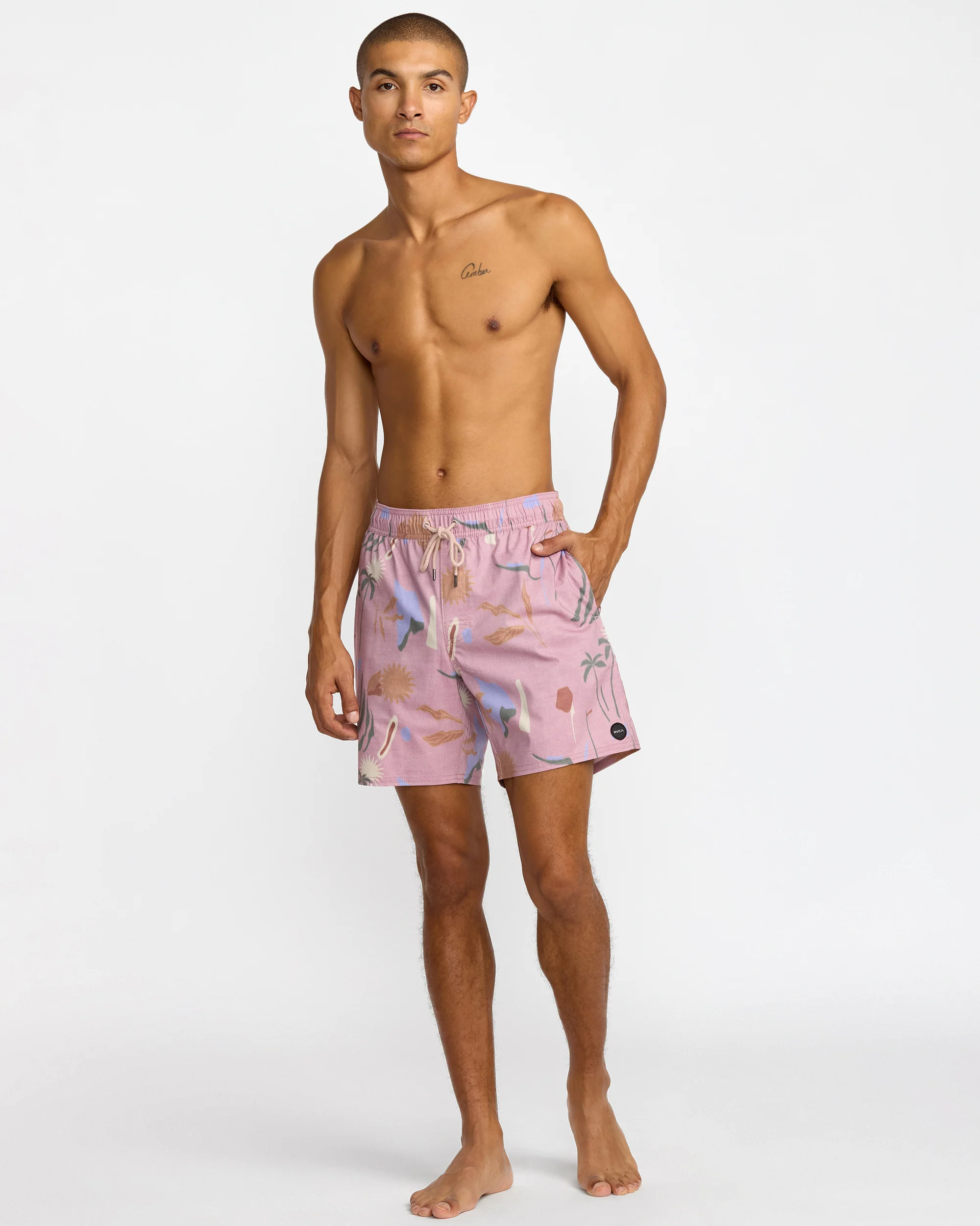 Barnes Elastic Short 17" Swim Trunk