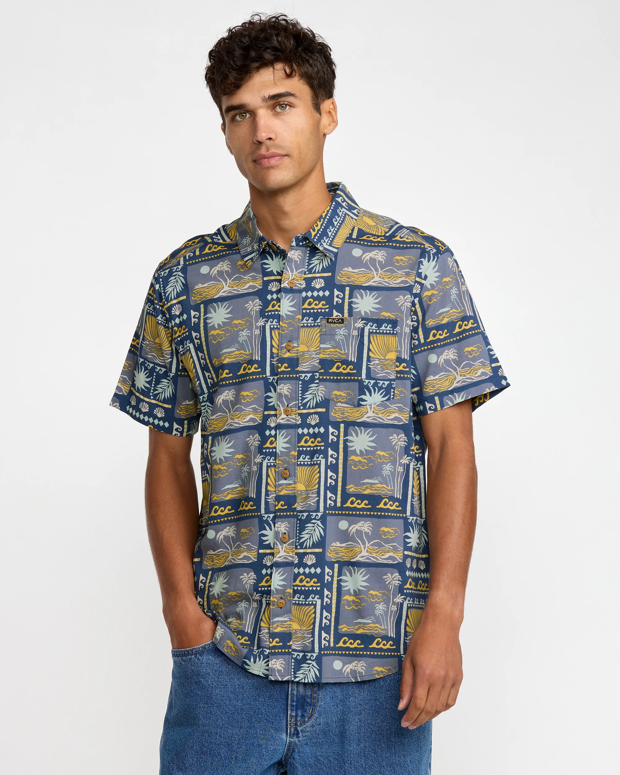 Hawaii Sunset Short Sleeve Shirt