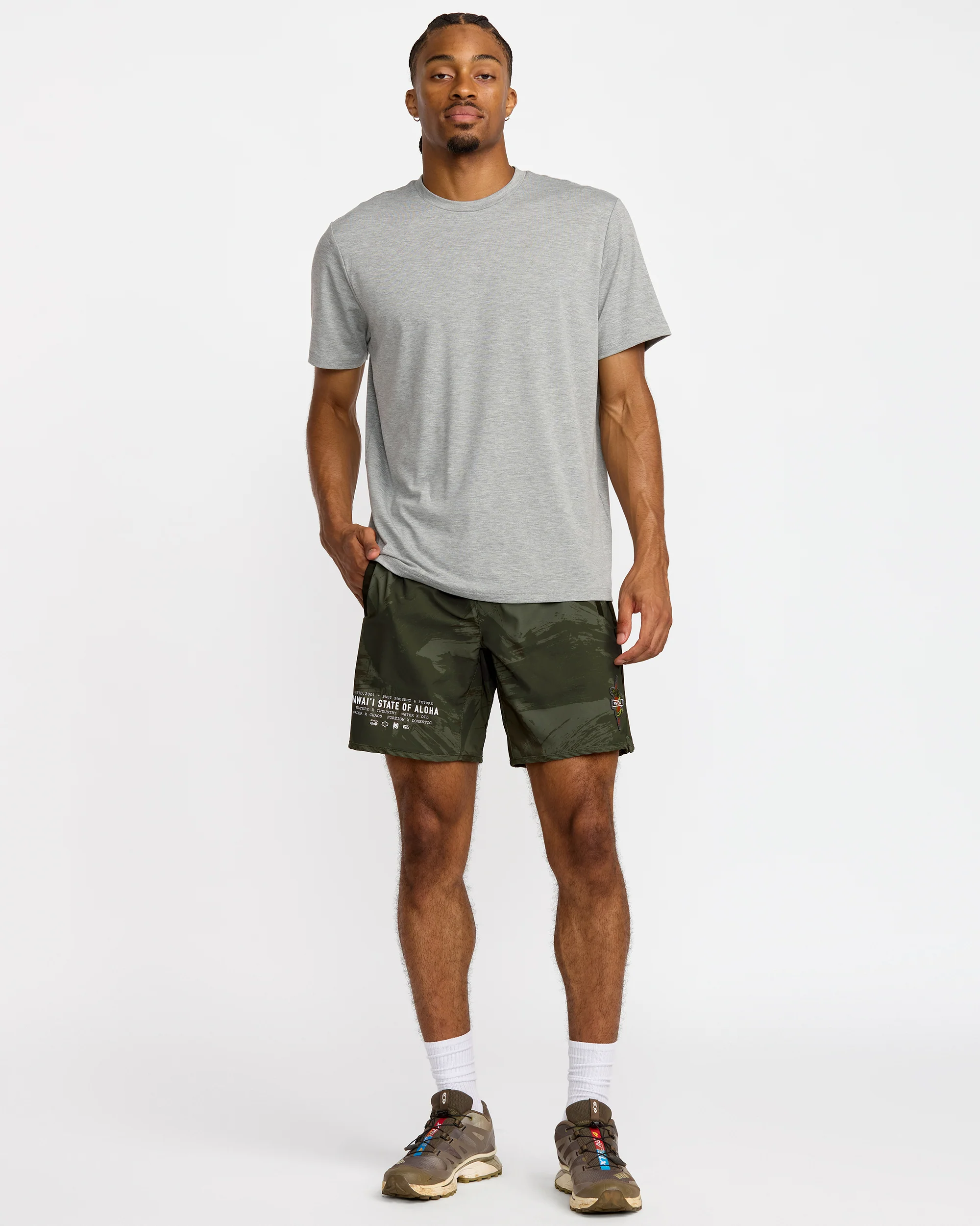 Hawaii Yogger Stretch 17" Short