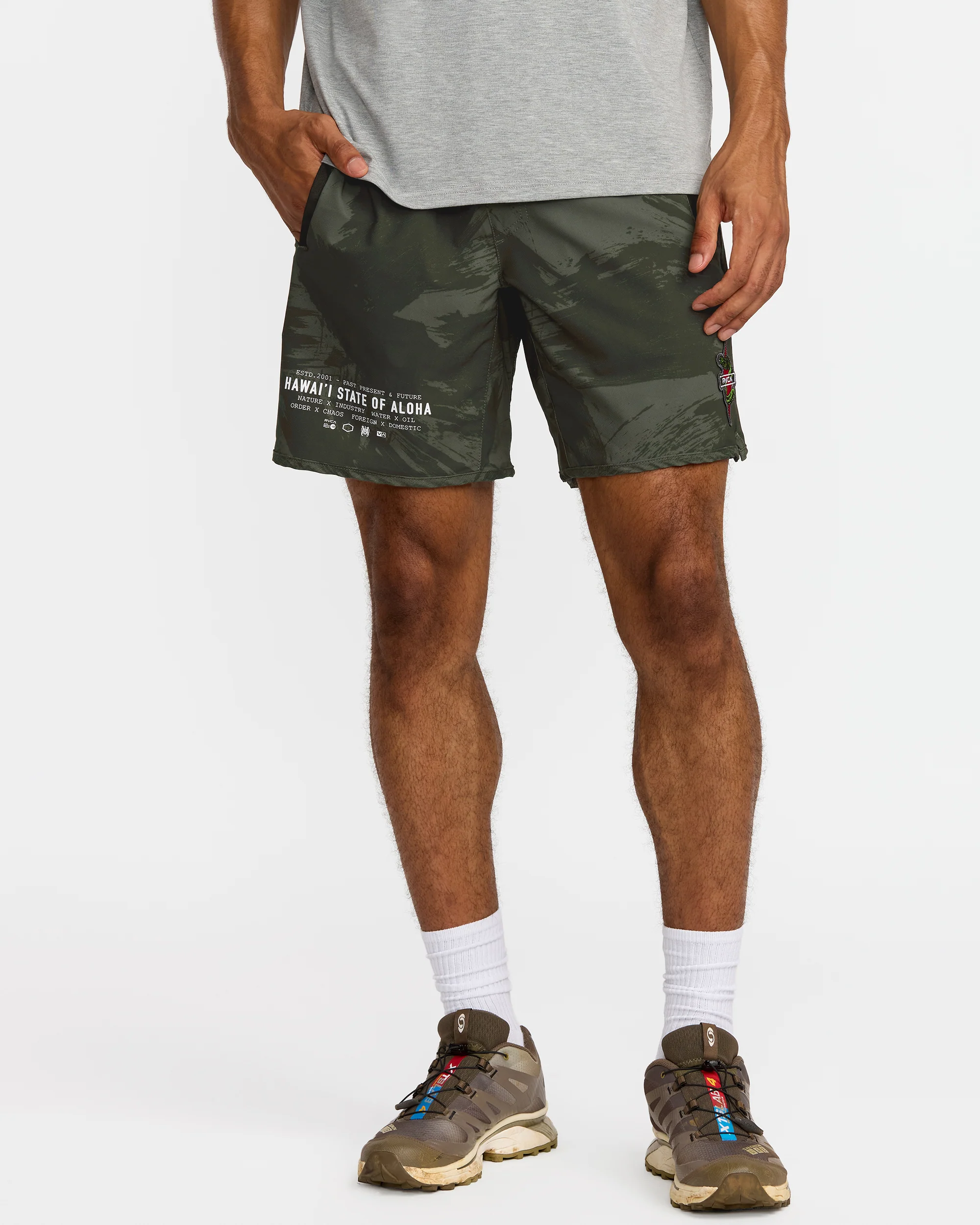 Hawaii Yogger Stretch 17" Short