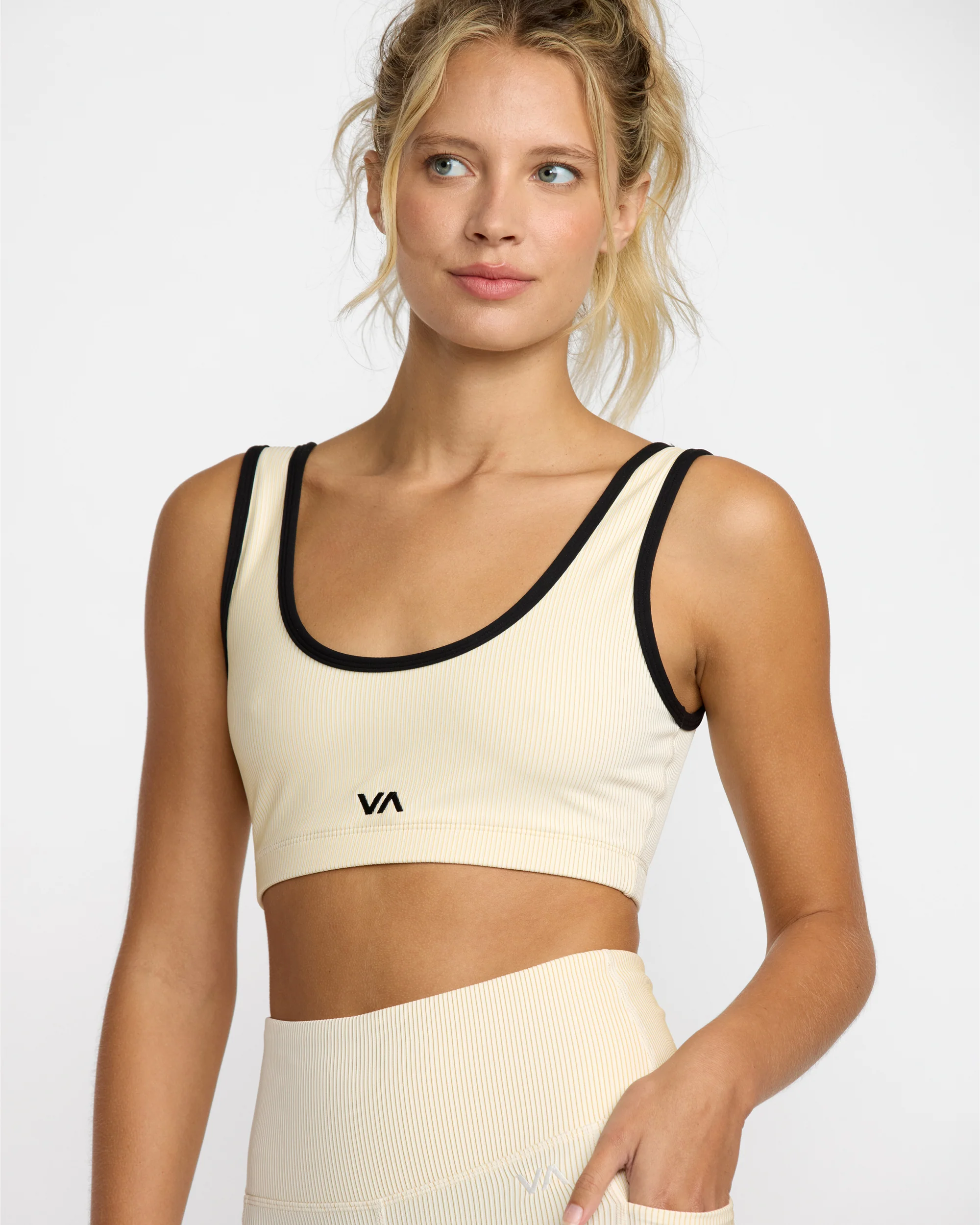 Scoop Neck Long Line Bra