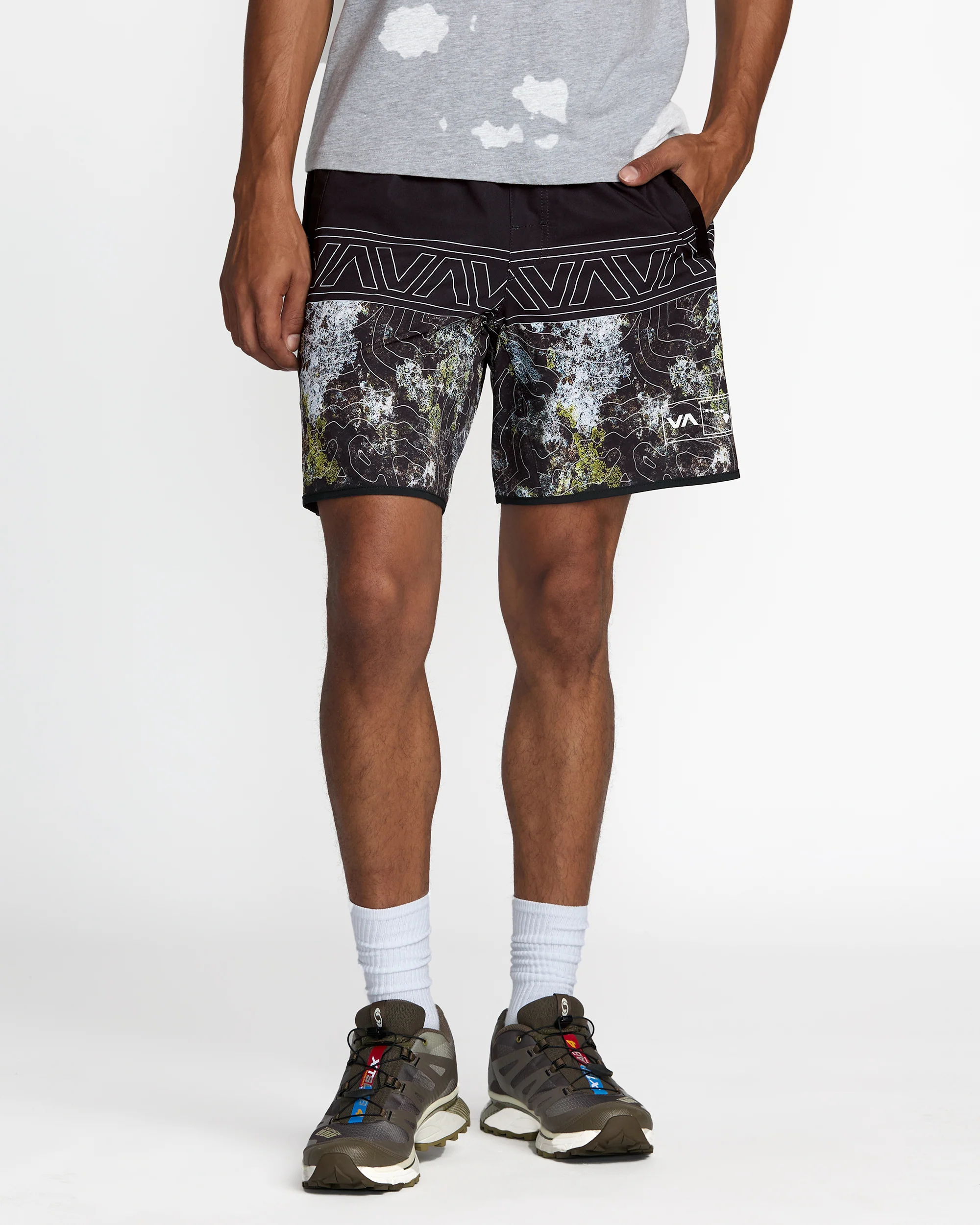 Hawaii Yogger Stretch 17" Short