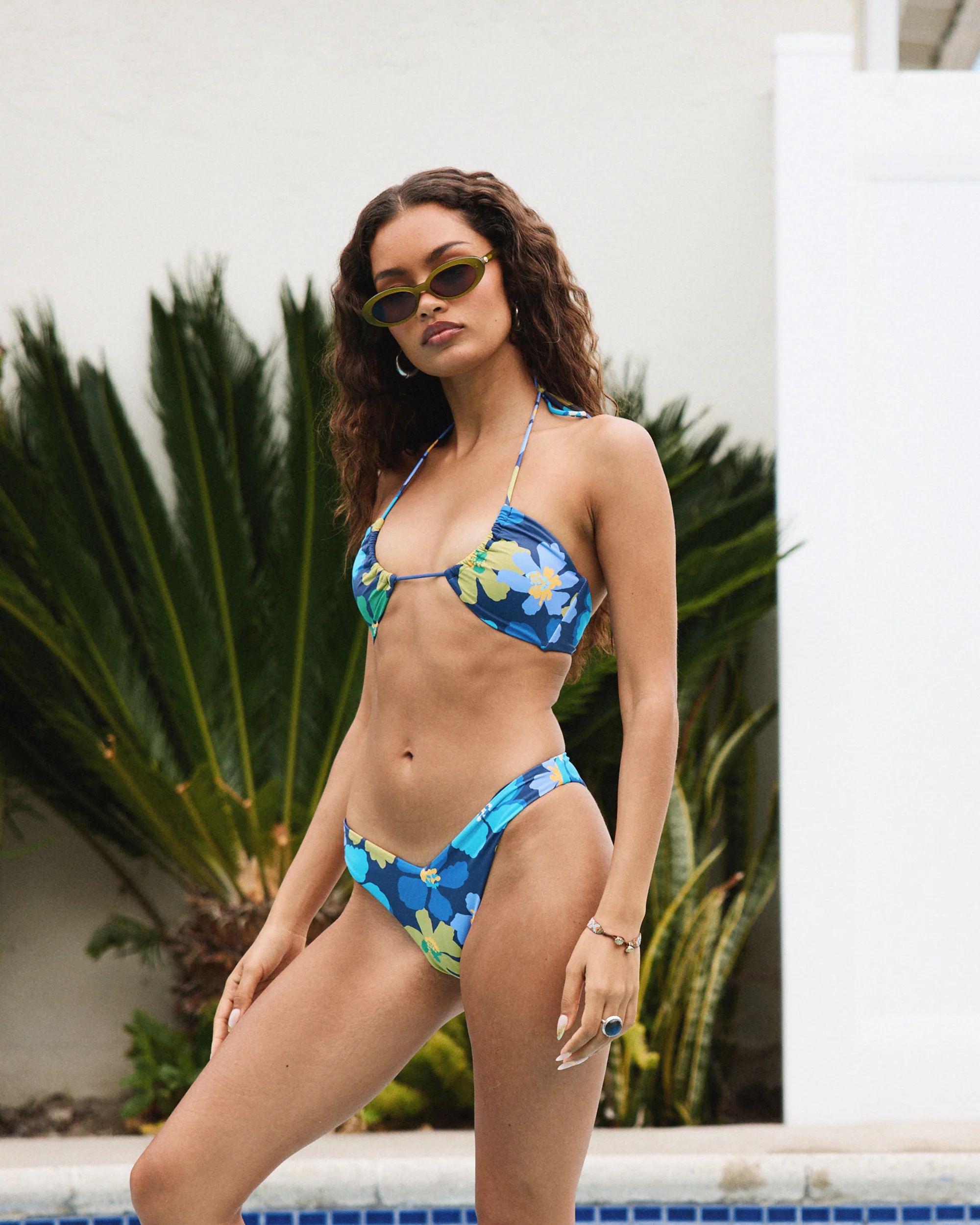 Flower Gazer V FT Medium French Bikini Bottom