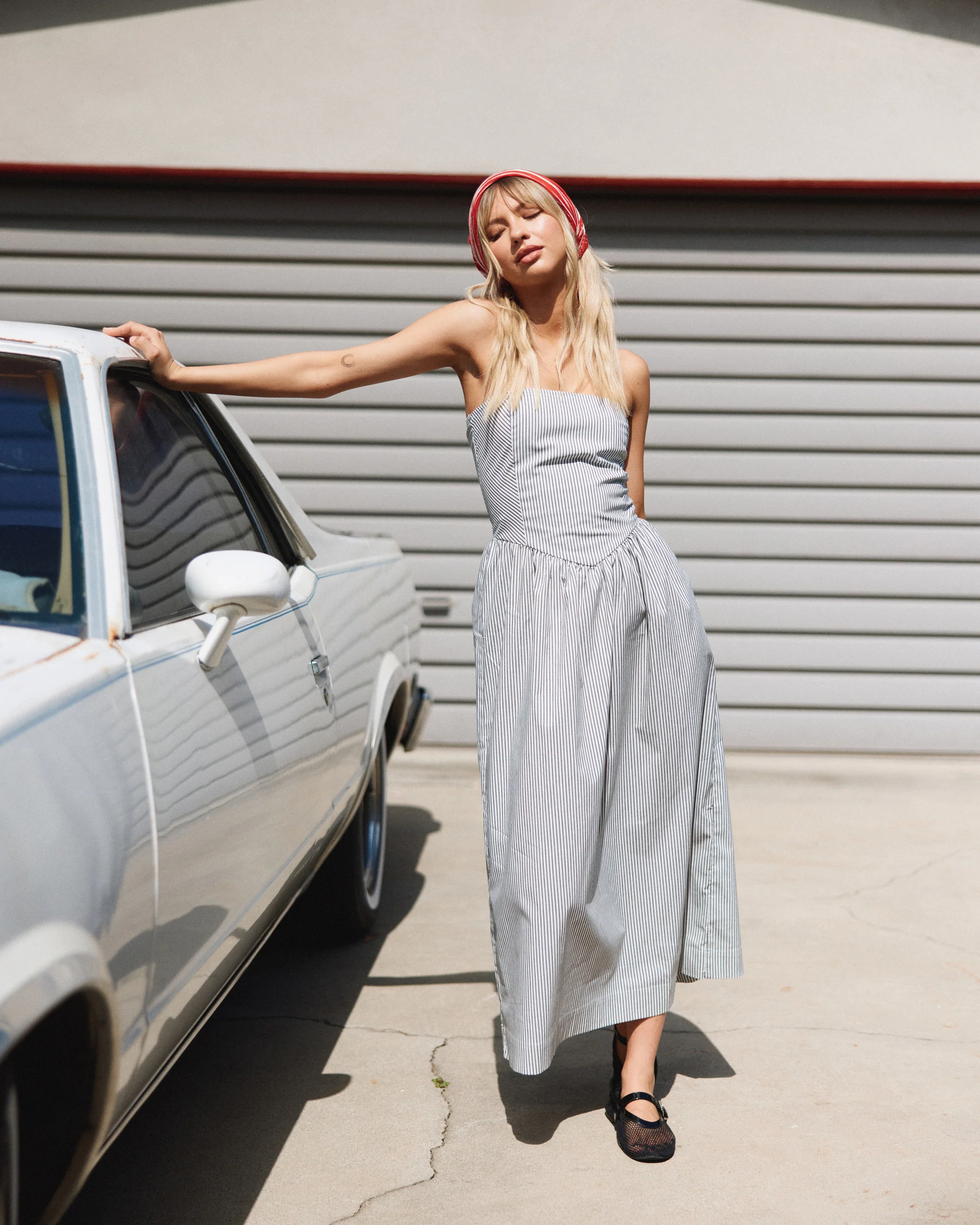 Florence Drop Waist Midi Dress