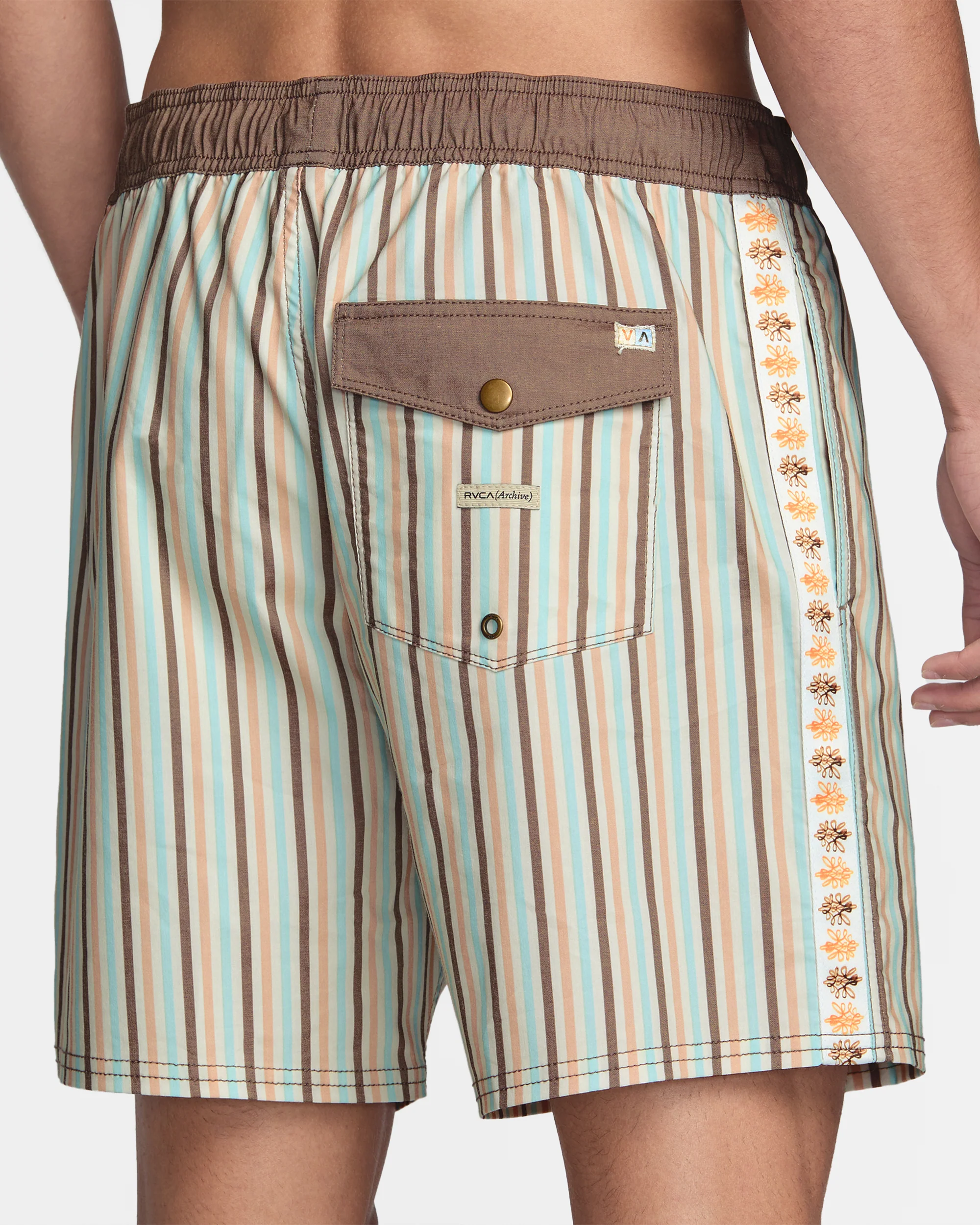 Jacobs Archive Strp Elastic 17" Swim Trunk 3 Jacobs Archive Strp Elastic 17" Swim Trunk