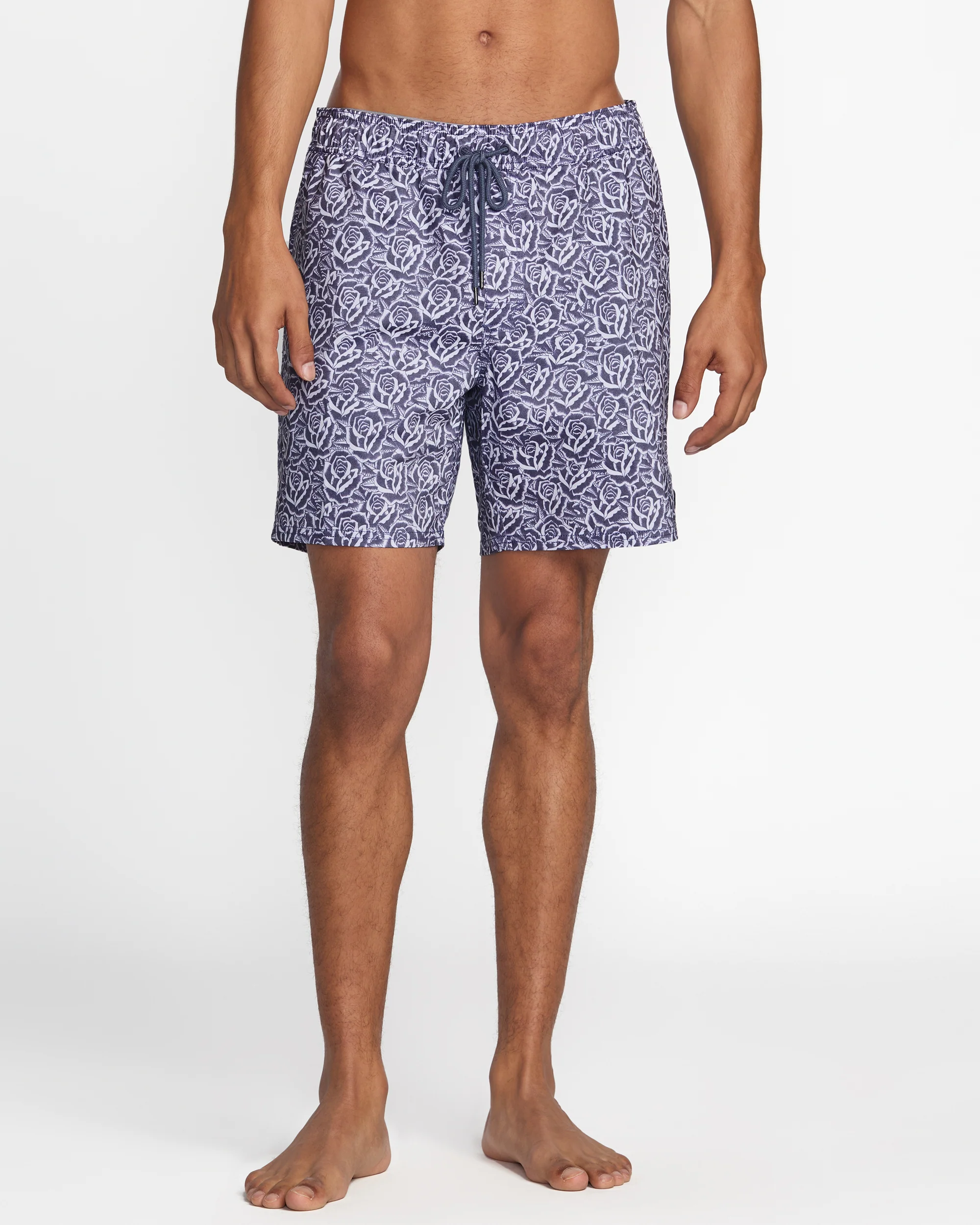 Barba Roses Elastic 17" Swim Trunk