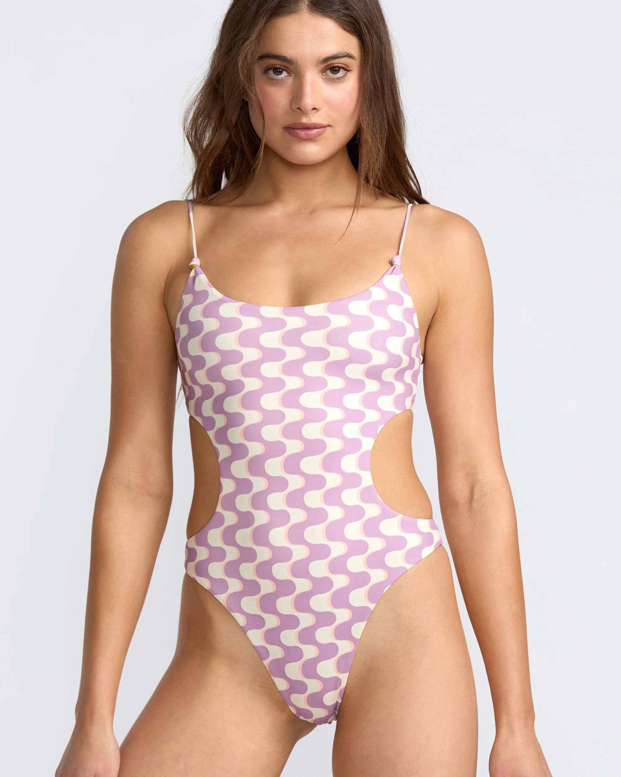 In The Groove Rev Square Neck One Piece