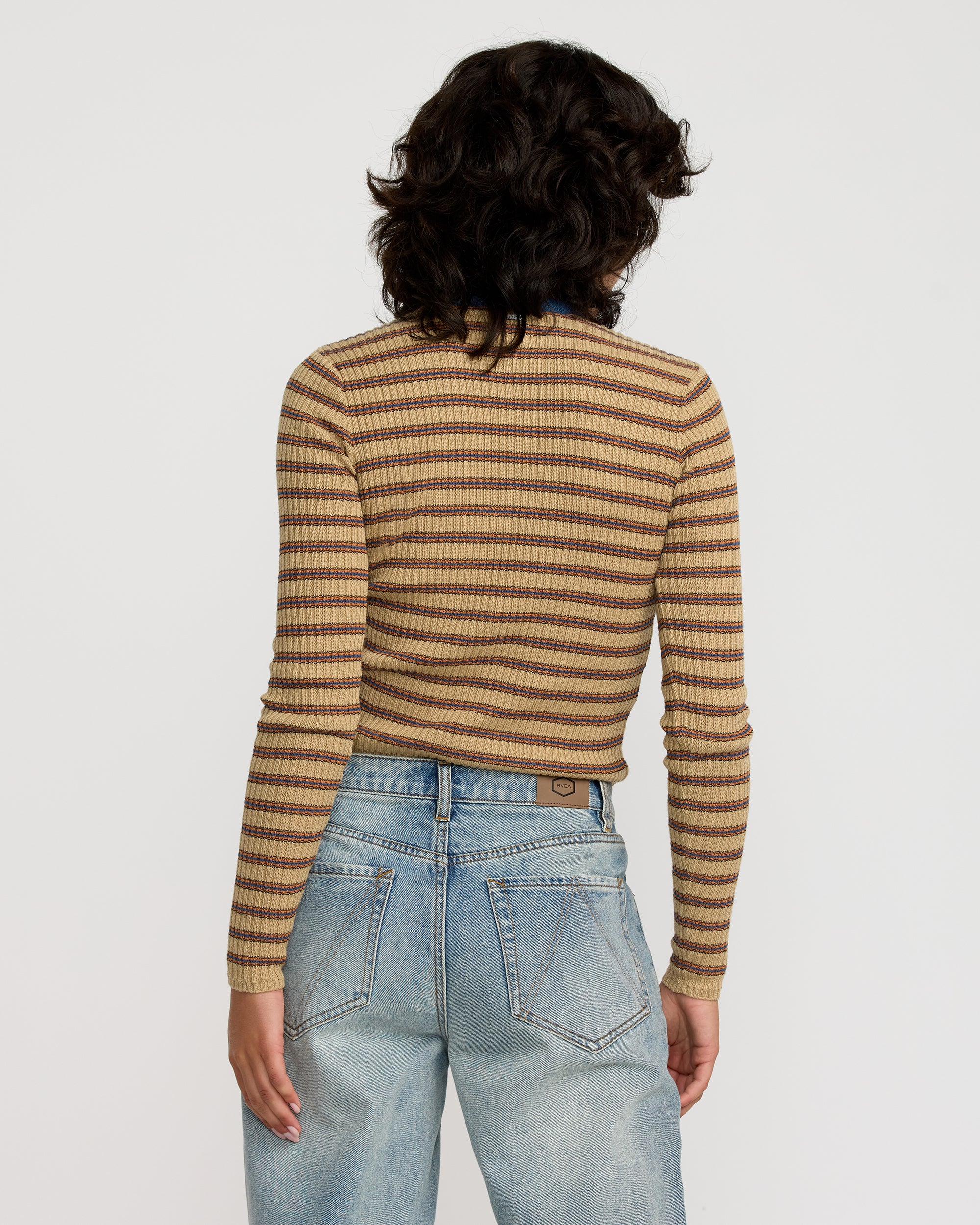 Bond Stripe Long Sleeve Sweater