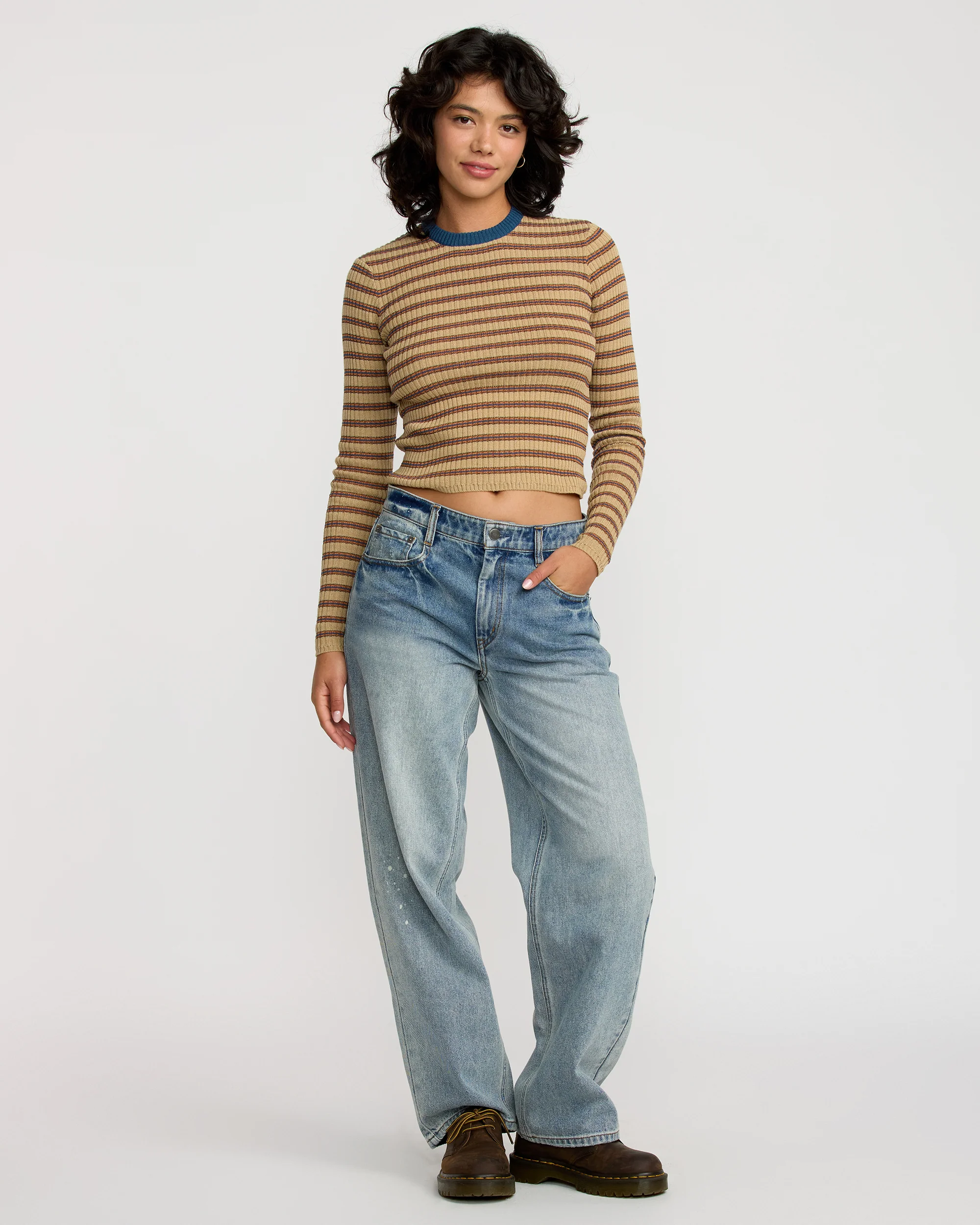 Bond Stripe Long Sleeve Sweater